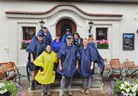 1. Tag: Start in Oberstdorf - es regnet in Strömen