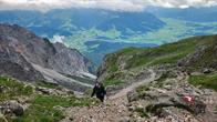 Steiler Abstieg nach Maria Alm