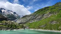 Der Großglockner ist leider in Wolken gehüllt