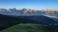 Die Dolomiten am frühen Morgen