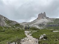 Aufstieg zur Dreizinnenhütte