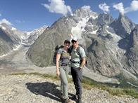 Helen, Matt und der Mt. Blanc