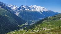 Mt. Blanc über Chamonix