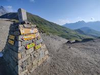 Grand Col Ferret (2537m) - Grenzübergang in die Schweiz
